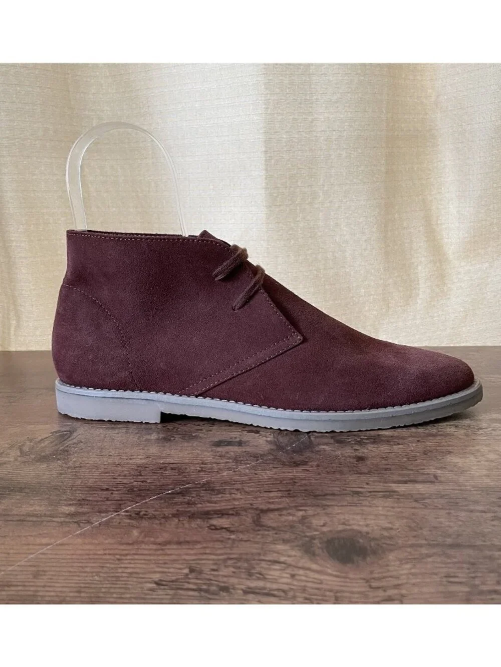 J Crew Mens MacAlister Desert Boots Sz 10 Pecan Brown Suede Leather Chukka Shoe